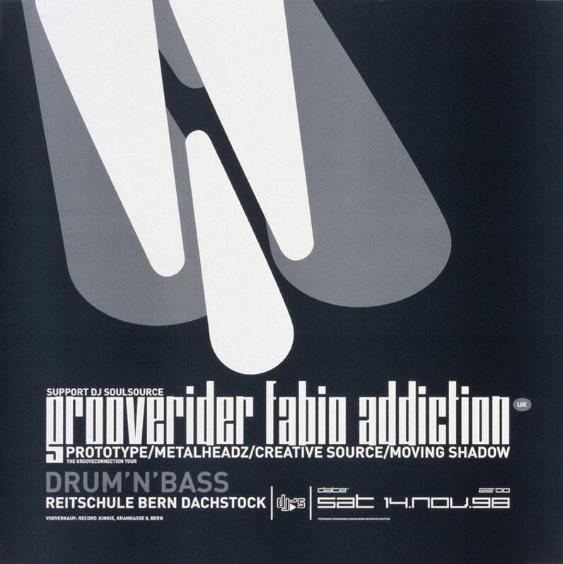 grooverider fabio addiction - drum'n bass - Reitschule Bern Dachstock