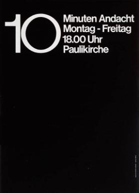 10 Minuten Andacht - Montag-Freitag - 18.00 Uhr - Paulikirche