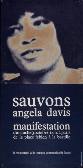 Sauvons Angela Davis - Manifestation