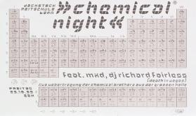 dachstock reitschule bern - "chemical night" -- feat. mxd, dj richard fairless (death in vegas) (...)