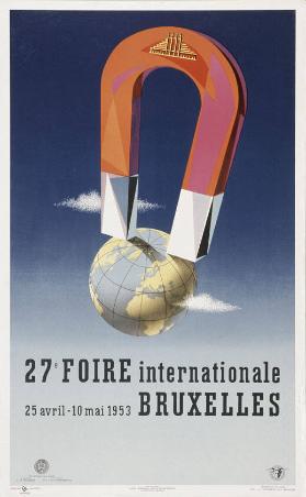 27e foire internationale Bruxelles - 25 avril-10 mai 1953