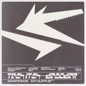 Tech Itch Recordings - Moving Shadow - Elemenz - Reitschule Dachstock Bern  - Support DJ Sesi/Utr Empire (...)