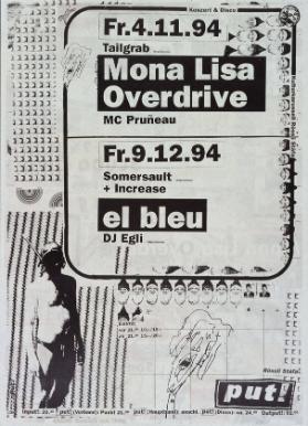 Put! Konzert & Disco - Mona Lisa Overdrive - el bleu - Rössli Stäfa