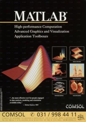 Matlab - High-performance computation advanced graphics and visualization application toolboxes