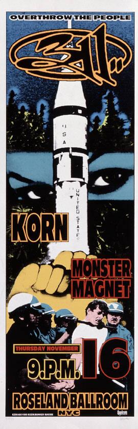 Overthrow the people - Bal - Korn - Monster Magnet - Roseland Ballroom