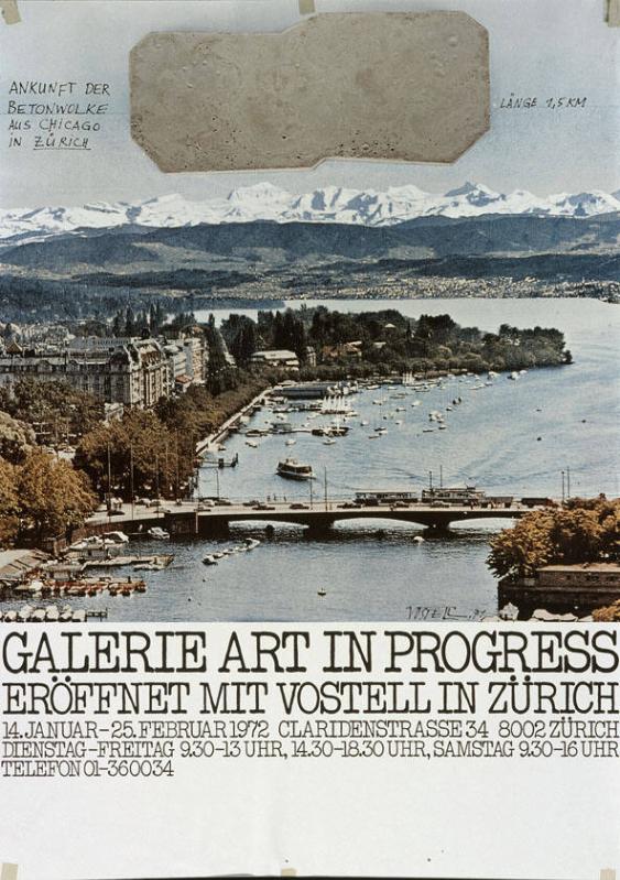 Galerie Art in Progress eröffnet mit Vostell in Zürich