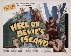 Hell on devil's island - Men turned into beasts by a lash of fear - Hottest exposé of the year - A Regalscope film - Starring Helmut Dantine - William Talman - Donna Martell - Jean Willes - Rex Ingram