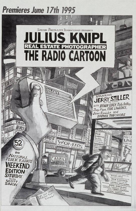 Julius Knipl - Real estate photographer - The radio cartoon - Premieres June 17th 1995