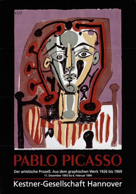 Pablo Picasso - Der artistische Prozess. Aus dem graphischen Werk 1926 bis 1969 - 11. Dezember 1993 bis 6. Februar 1994 - Kestner Gesellschaft Hannover