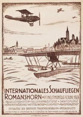 Internationales Schaufliegen Romanshorn - Pfingstmontag 9. Juni 1924