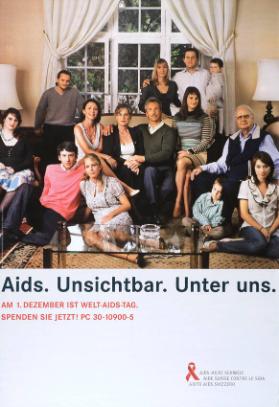 Aids. Unsichtbar. Unter uns. - Am 1. Dezember ist Welt-Aids-Tag. Spenden Sie jetzt! - Aids-Hilfe Schweiz