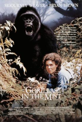 Gorillas in the Mist - Sigourney Weaver - Bryan Brown - In a land of beauty, wonder and danger, she would follow a dream, fall in love (...)