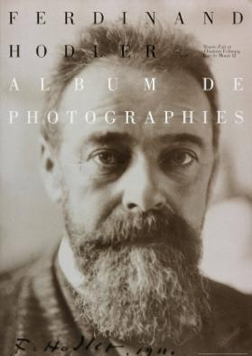 Ferdinand Hodler - Album de photographies - Musée d'art et d'histoire Fribourg