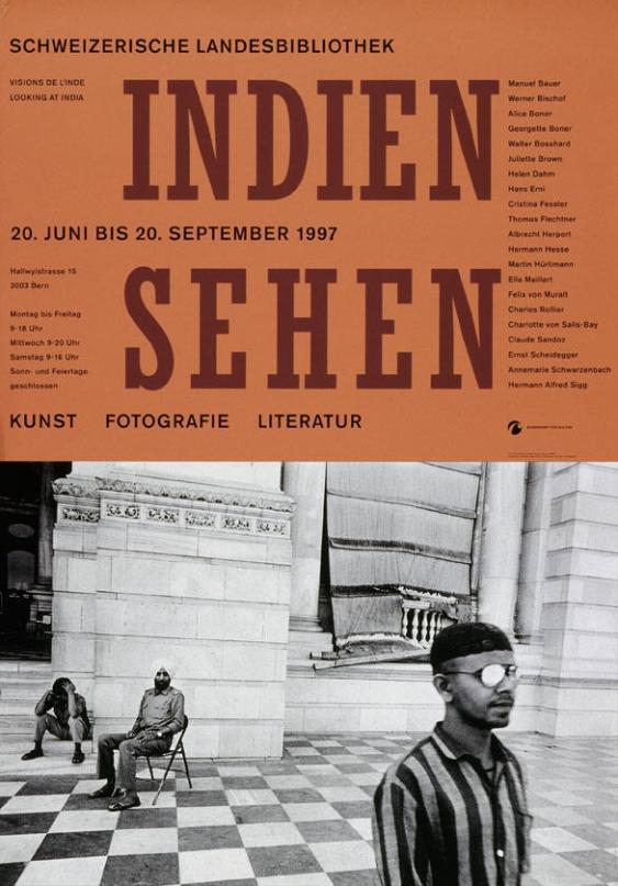 Indien sehen - Schweizerische Landesbibliothek - Kunst - Fotografie - Literatur