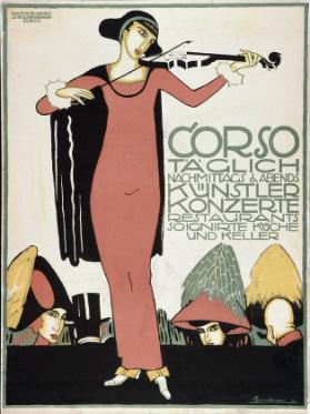 Corso - Täglich nachmittags & abends - Künstler - Konzerte - Restaurants - soignierte Küche und Keller