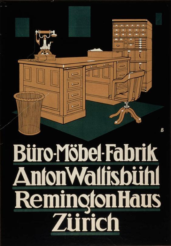 Büro-Möbel-Fabrik Anton Waltisbühl - Remington Haus Zürich