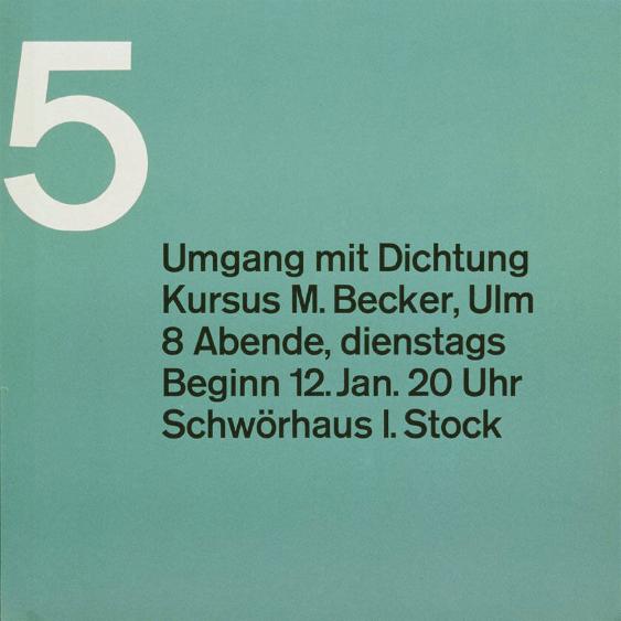 5 - Umgang mit Dichtung - Kursus M. Becker