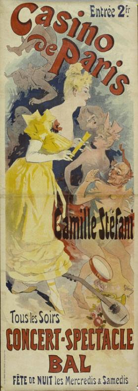 Casino de Paris - Camille Stéfani - Tous les soirs concert - Spectacle - Bal