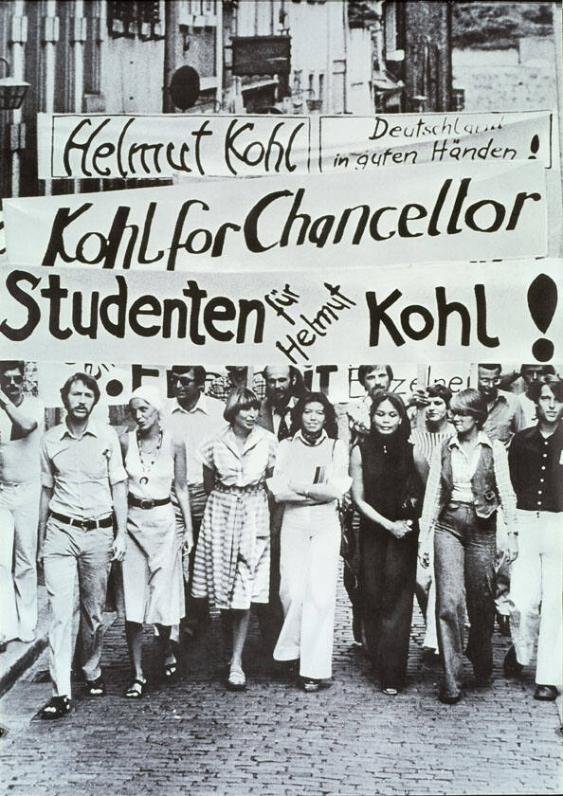 Studenten für Helmut Kohl! Kohl for Chancellor