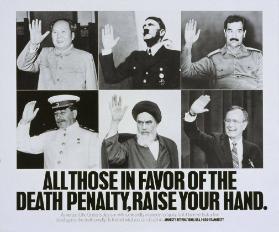 All those in favor of the death penalty, raise your hand. Amnesty International USA