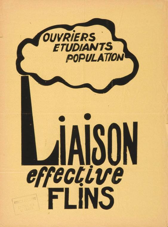 Ouvriers - Etudiants - Population - Liaison effective - Flins