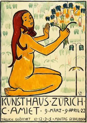 Kunsthaus Zürich - C. Amiet - 9.März - 9. April 22