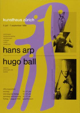 Kunsthaus Zürich - Hans Arp - Hugo Ball