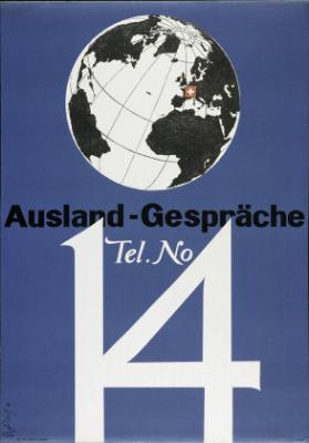 Ausland-Gespräche Tel. No. 14