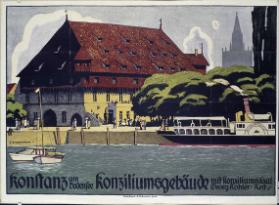 Konstanz am Bodensee - Konziliumgebäude mit Konziliumssaal - Georg Kohler Rest.