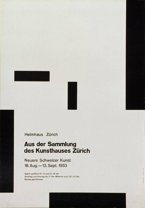 Helmhaus Zürich - Aus der Sammlung des Kunsthauses Zürich - Neuere Schweizer Kunst