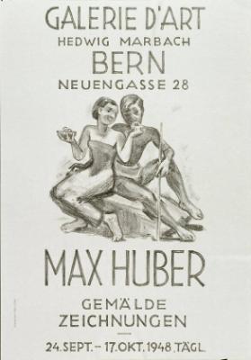 Galerie d'Art Hedwig Marbach Bern - Max Huber - Gemälde - Zeichnungen