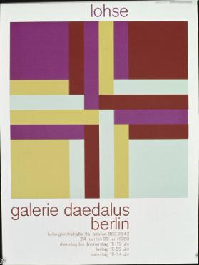 Lohse - Galerie Daedalus Berlin
