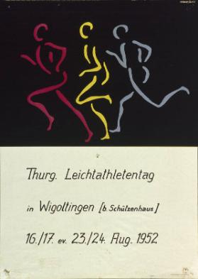 Thurg. Leichtathletentag in Wigoltingen (b. Schützenhaus) - 1952