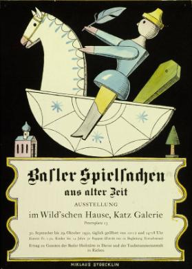 Basler Spielsachen aus alter Zeit - Ausstellung - im Wild'schen Haus, Katz Galerie