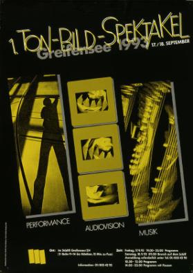 1. Ton-Bild-Spektakel Greifensee 1993 - Performance - Audiovision - Musik