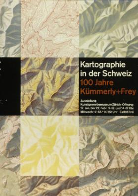 Kartographie in der Schweiz - 100 Jahre Kümmerly + Frey - Ausstellung - Kunstgewerbemuseum Zürich
