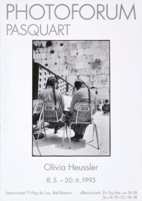 Olivia Heussler - Photoforum Pasquart Biel