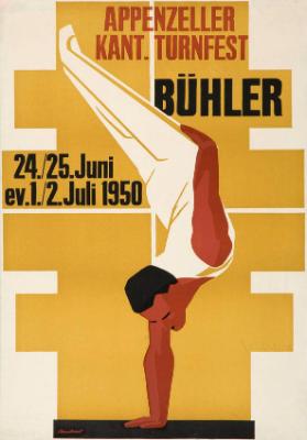 Appenzeller Kant. Turnfest Bühler - 24./25. Juni - ev. 1./2. Juli 1950