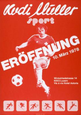 Kudi Müller Sport - Eröffnung 10. März 1978 - Luzern