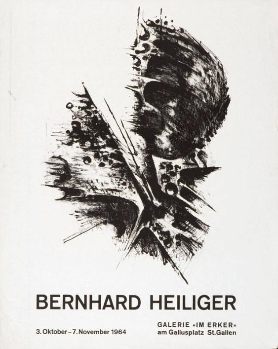 Bernhard Heiliger  - Galerie im Erker am Gallusplatz  - St. Gallen