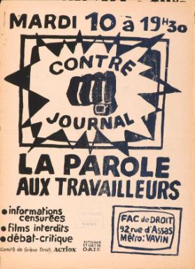 Contre Journal - La parole aux travailleurs