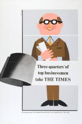 Three-quarters of top businessmen take THE TIMES