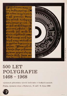 500 Let Polygrafie - 1468-1968 - (...) - Praha