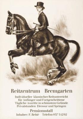 Reitzentrum Bremgarten - Individueller klassischer Reitunterricht (...)