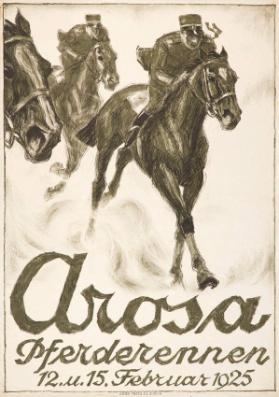 Arosa - Pferderennen - 1925