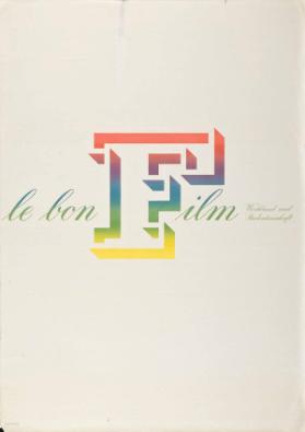 Le bon film - Werkbund und Studentenschaft