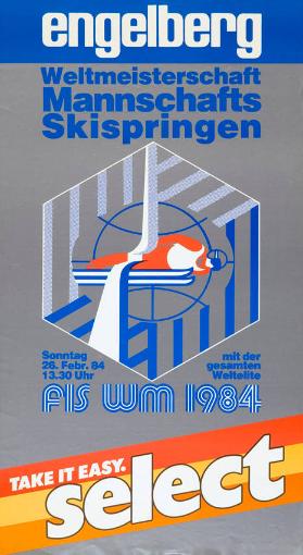 Engelberg - Weltmeisterschaft Mannschafts Skispringen - FIS WM 1984