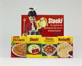 Maggi - Rösti, Knorr - Stocki, Knorr - Croquettes, Maggi - Knöpfli