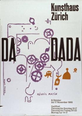 Kunsthaus Zürich - DA DADA - 1966