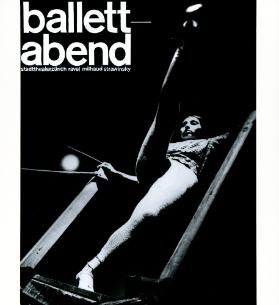 Ballet-Abend, Entwurf für ein Tram-Plakat